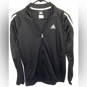 Adidas black track jacket